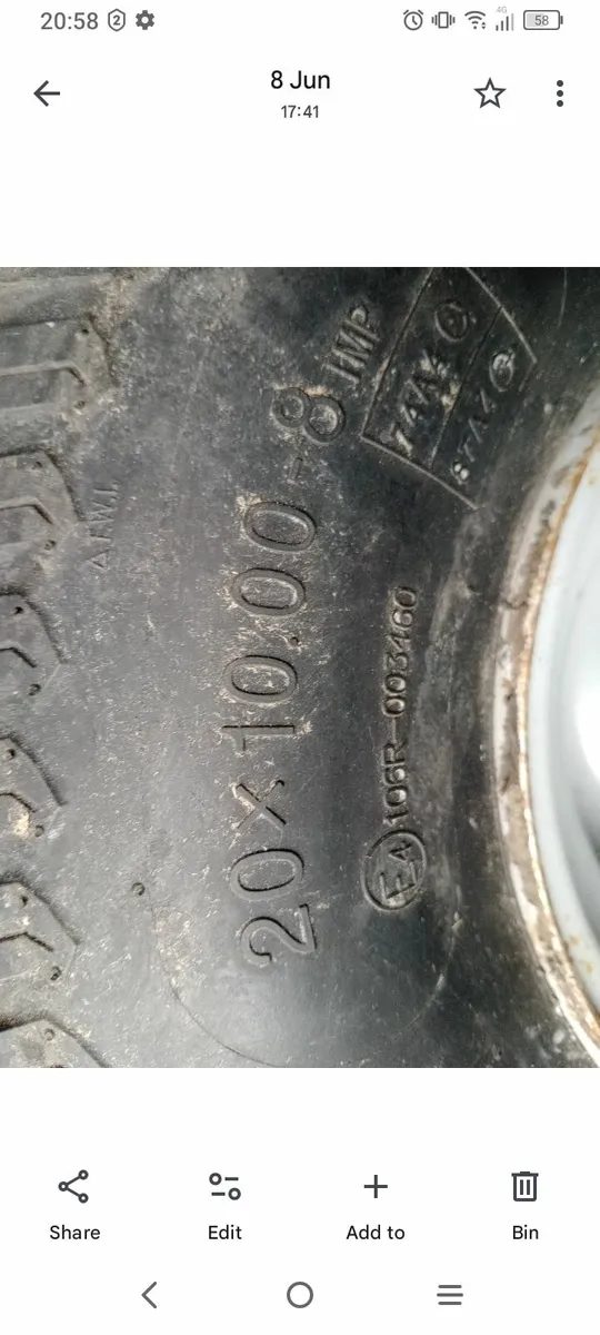 Lawnmower wheels - Image 1