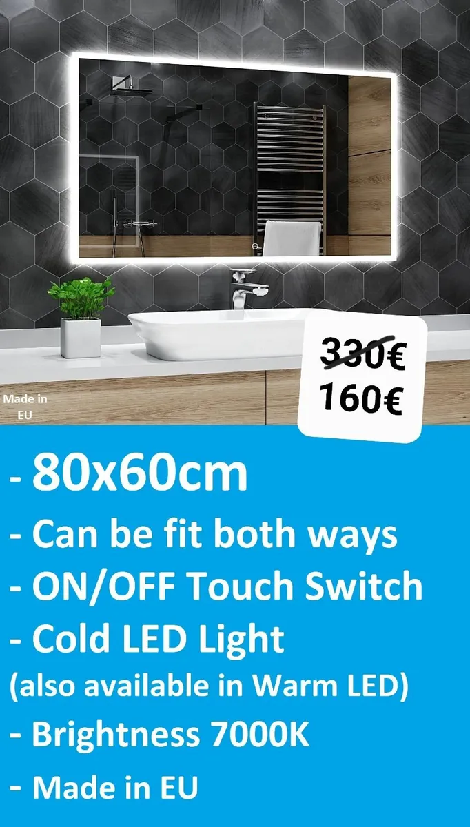 LED Bathroom Mirror - Image 1