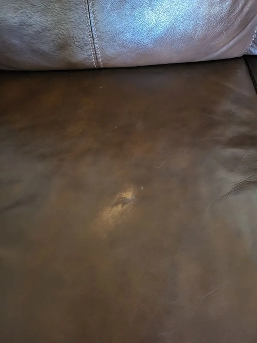 Leather Sofa Two Seater - Image 2