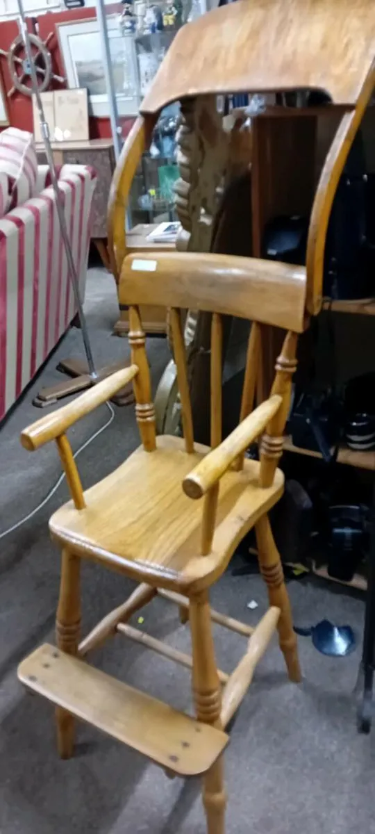 Antique Childs High Chair - Image 2
