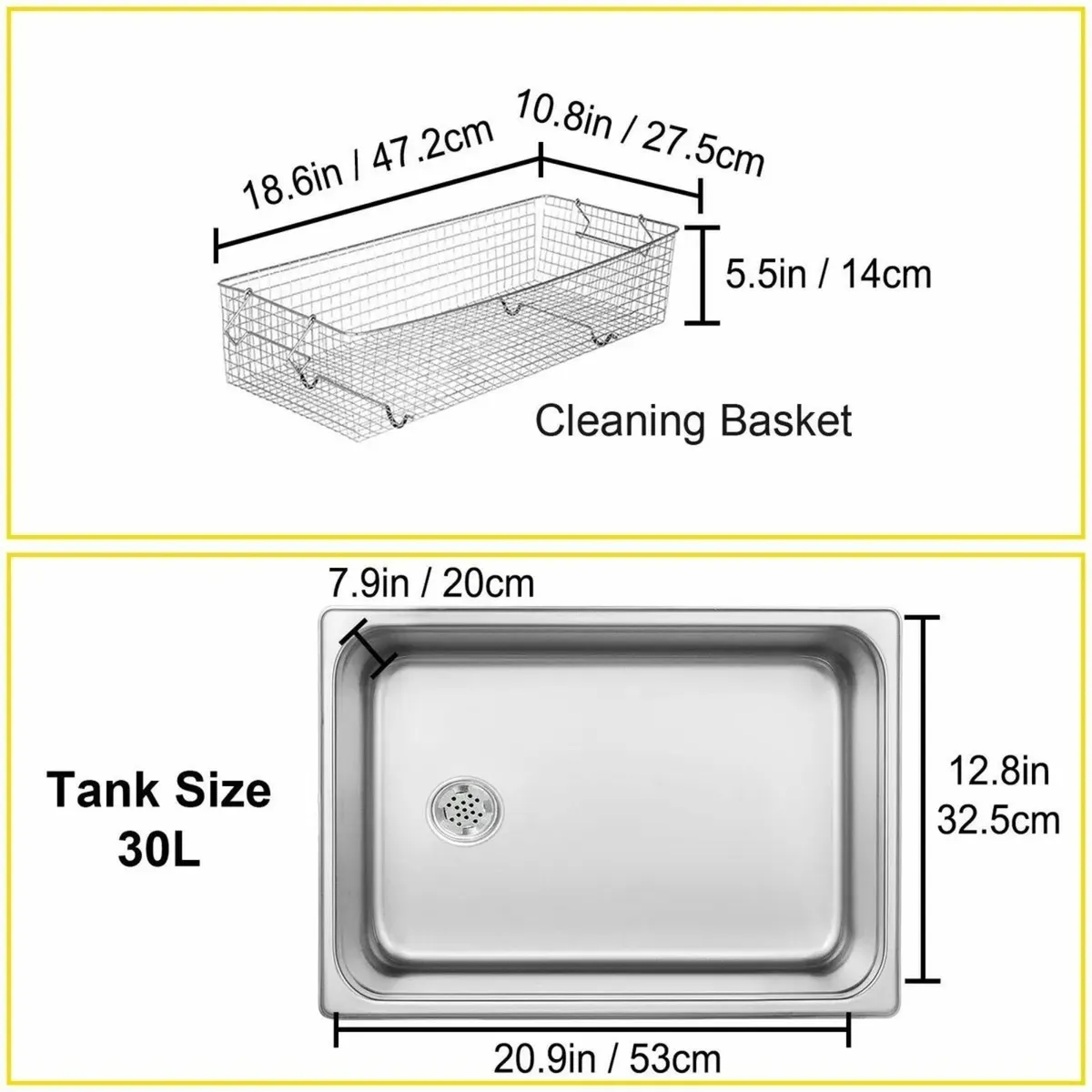 30L Ultrasonic Cleaner with Digital Timer & Heater - Image 4