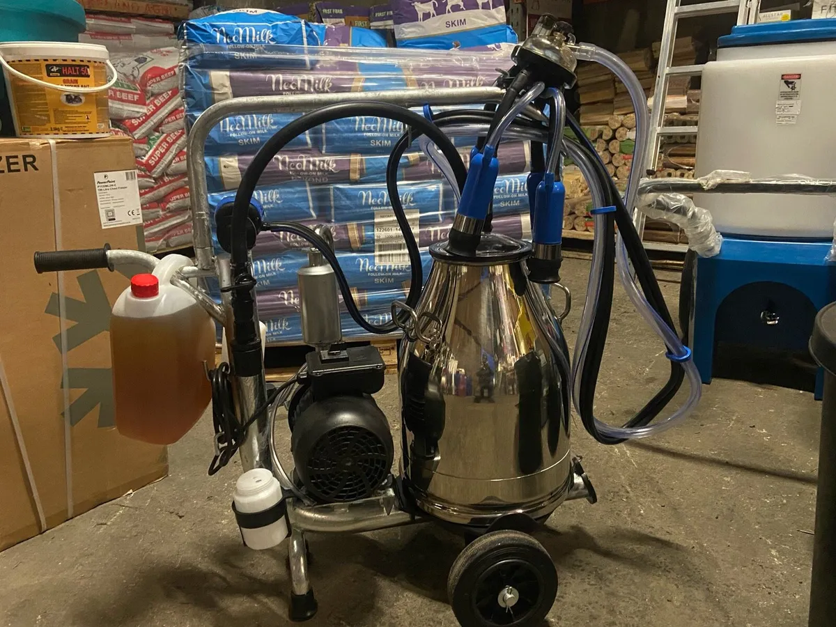 Portable milking machine and milk carts water heat - Image 4