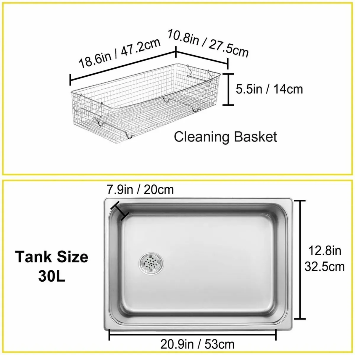 Ultrasonic Cleaner 30L with Heater Timer - Image 4