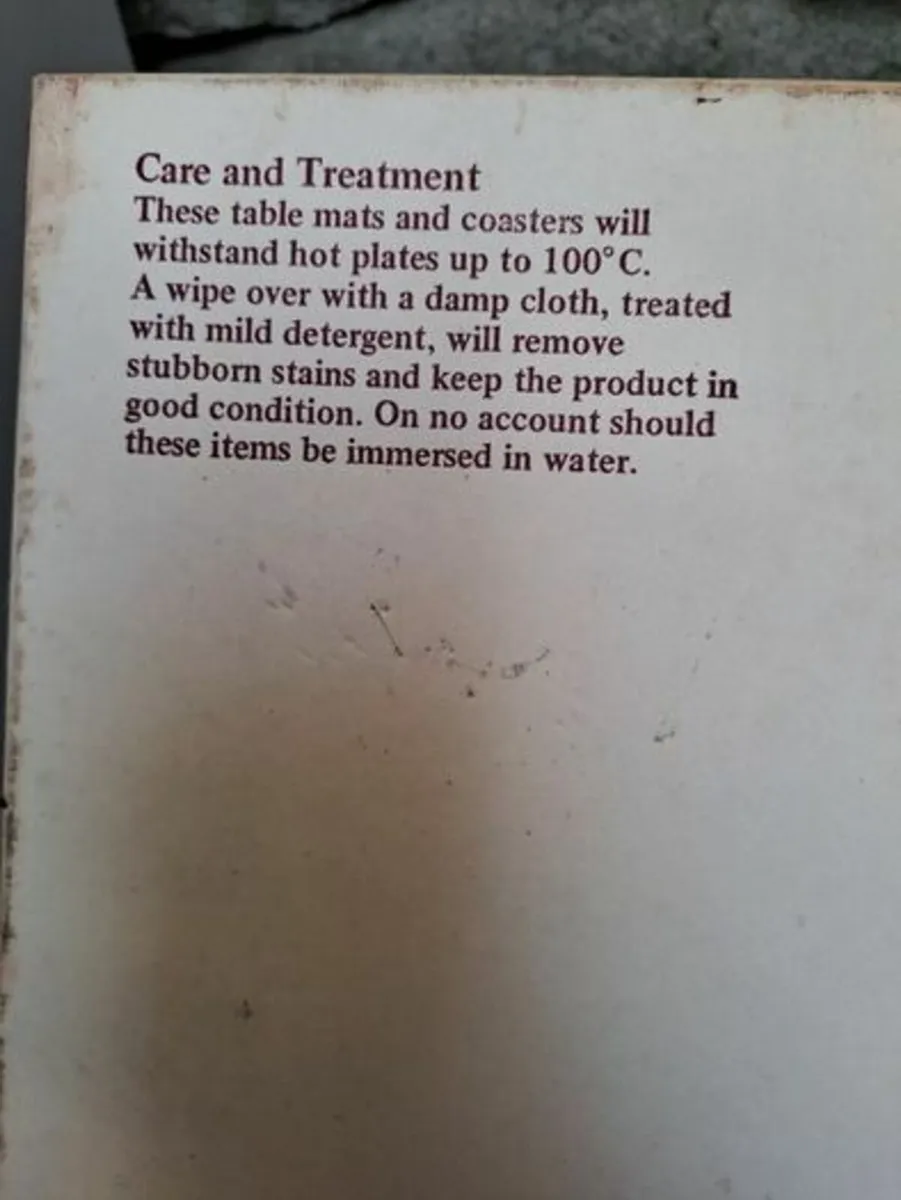 4 Placemats and 4 coasters - Image 3