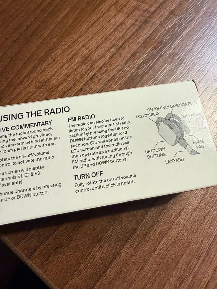 Snooker Commentary Earpieces. Brand new. - Image 1