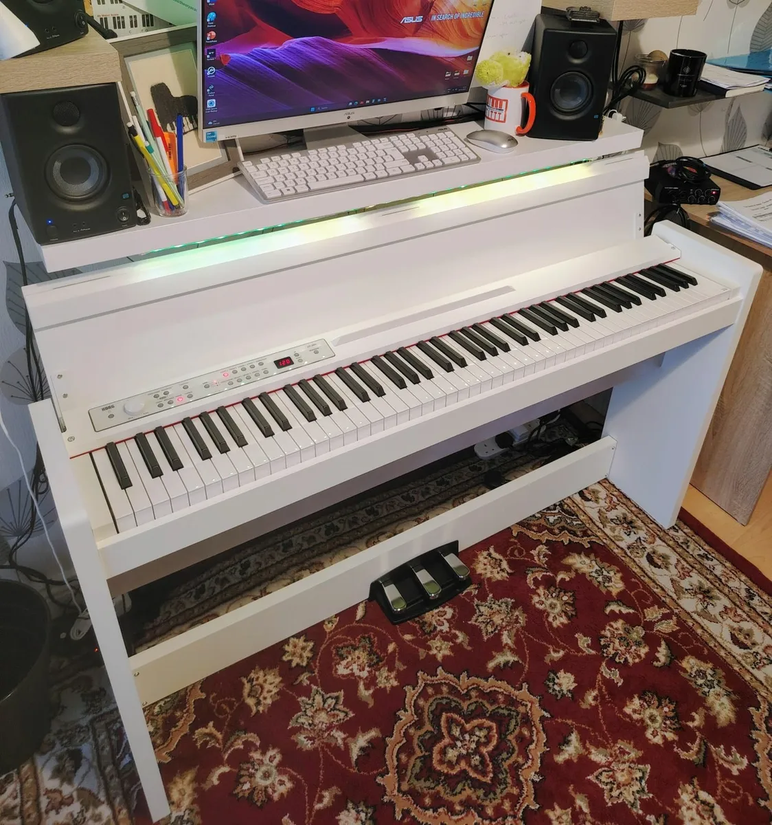 BRAND NEW! Beautiful Korg LP380-U Digital Piano - Image 1