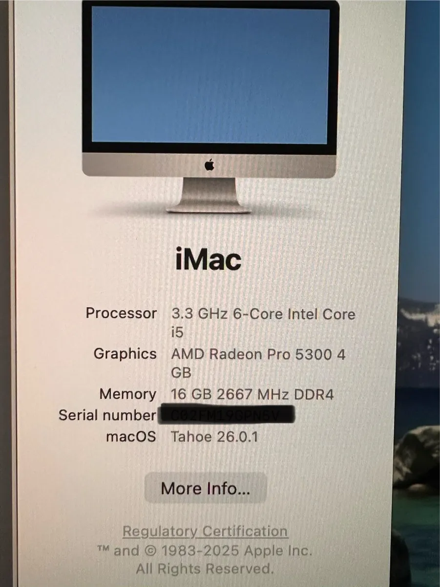 Apple iMac 27inch 2020 5K Retina - Image 2