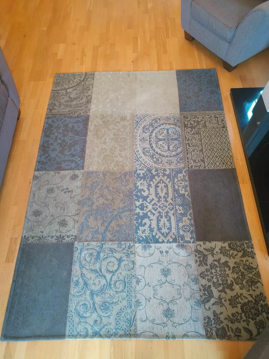 Vintage patchwork rug - Image 1