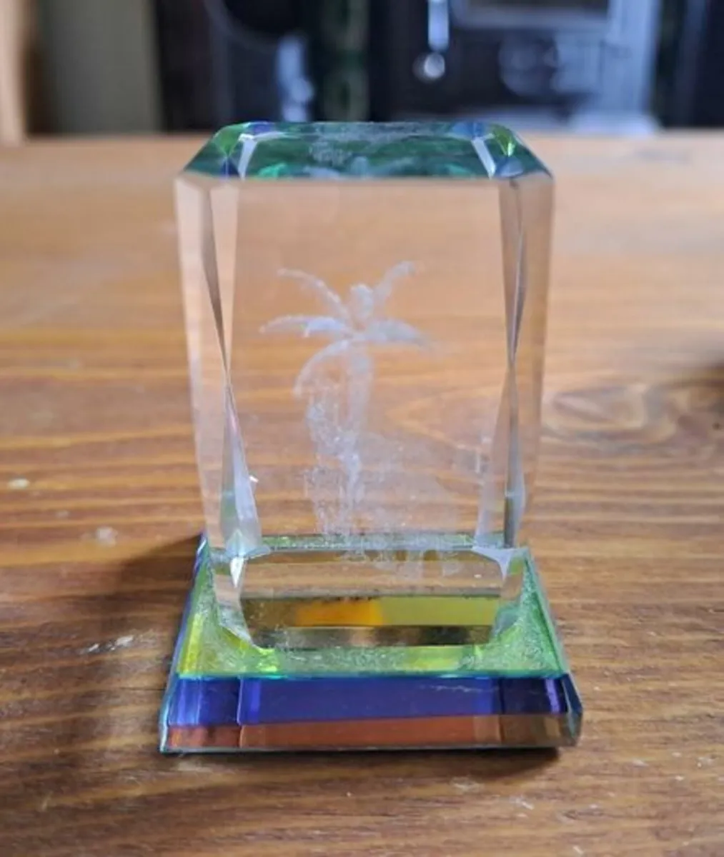 3D laser crystal glass ornament - Image 1