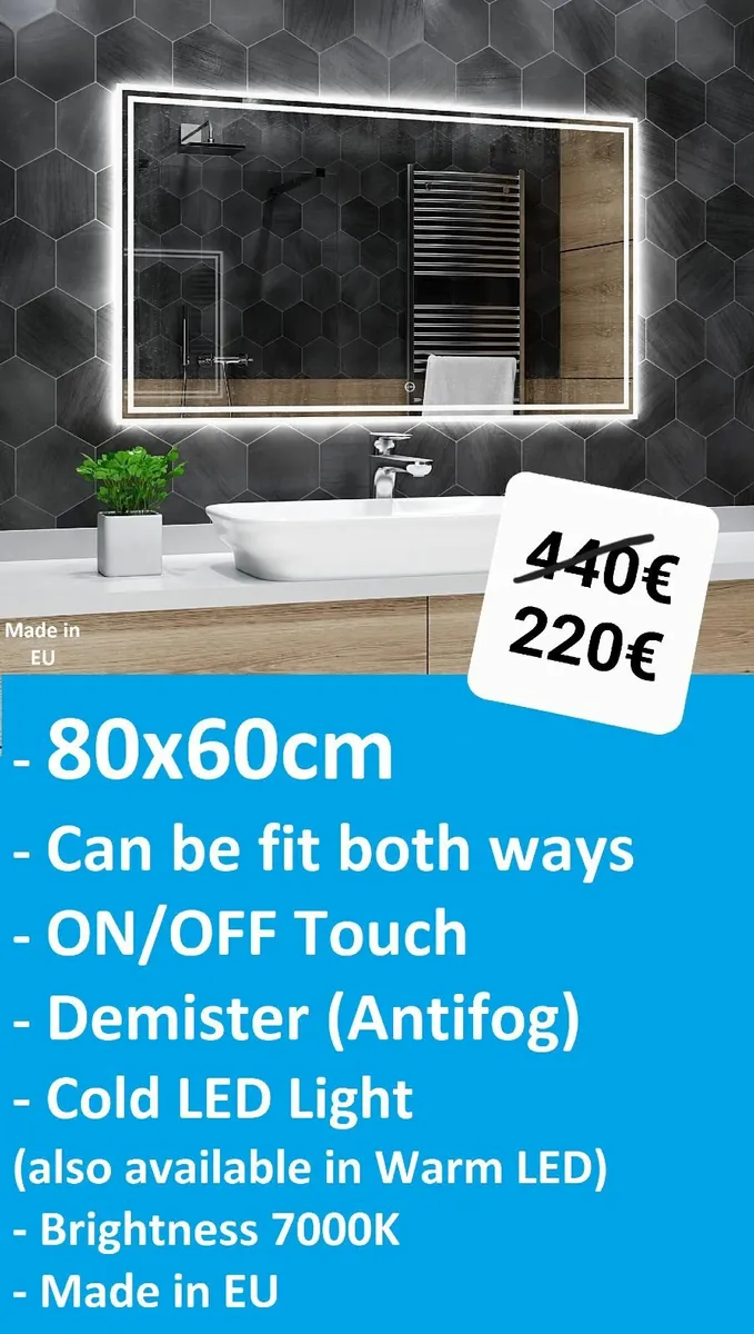 LED Bathroom Mirror - Image 2