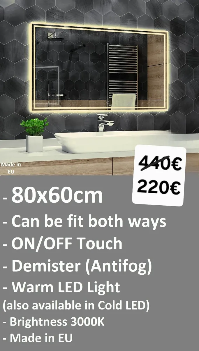 LED Bathroom Mirror - Image 1