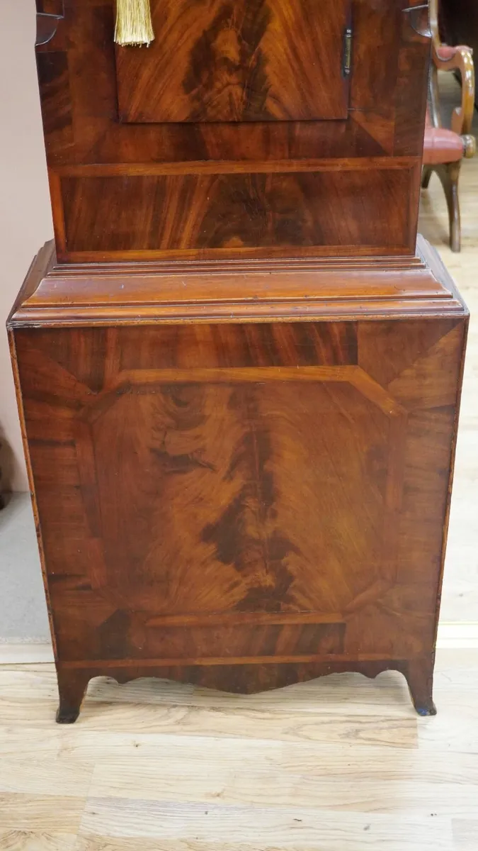 Regency Mahogany Grandfather Clock - Image 4