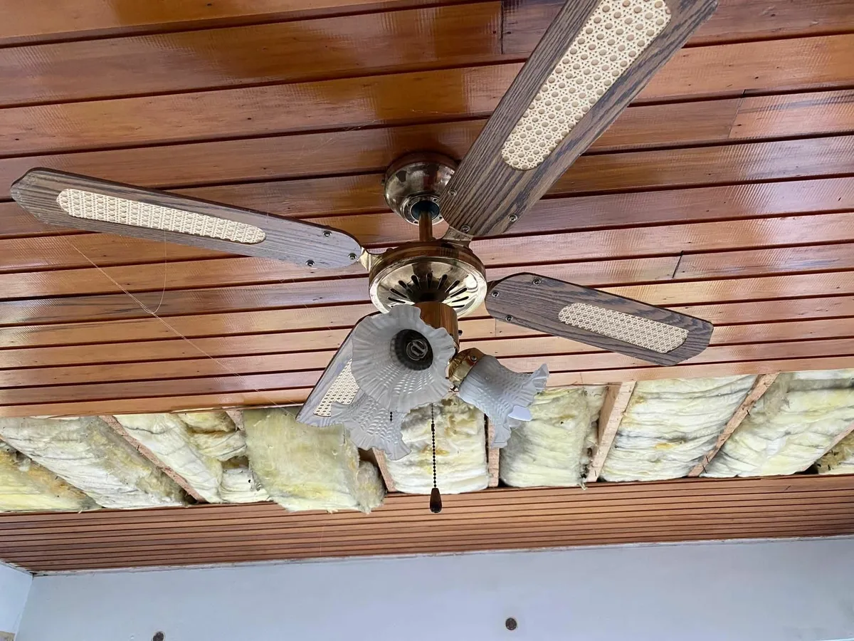 Chandelier with fan