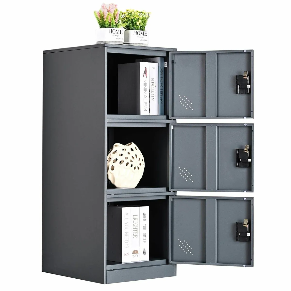 Vertical Single Tier Small Locker with Padlock - Image 1