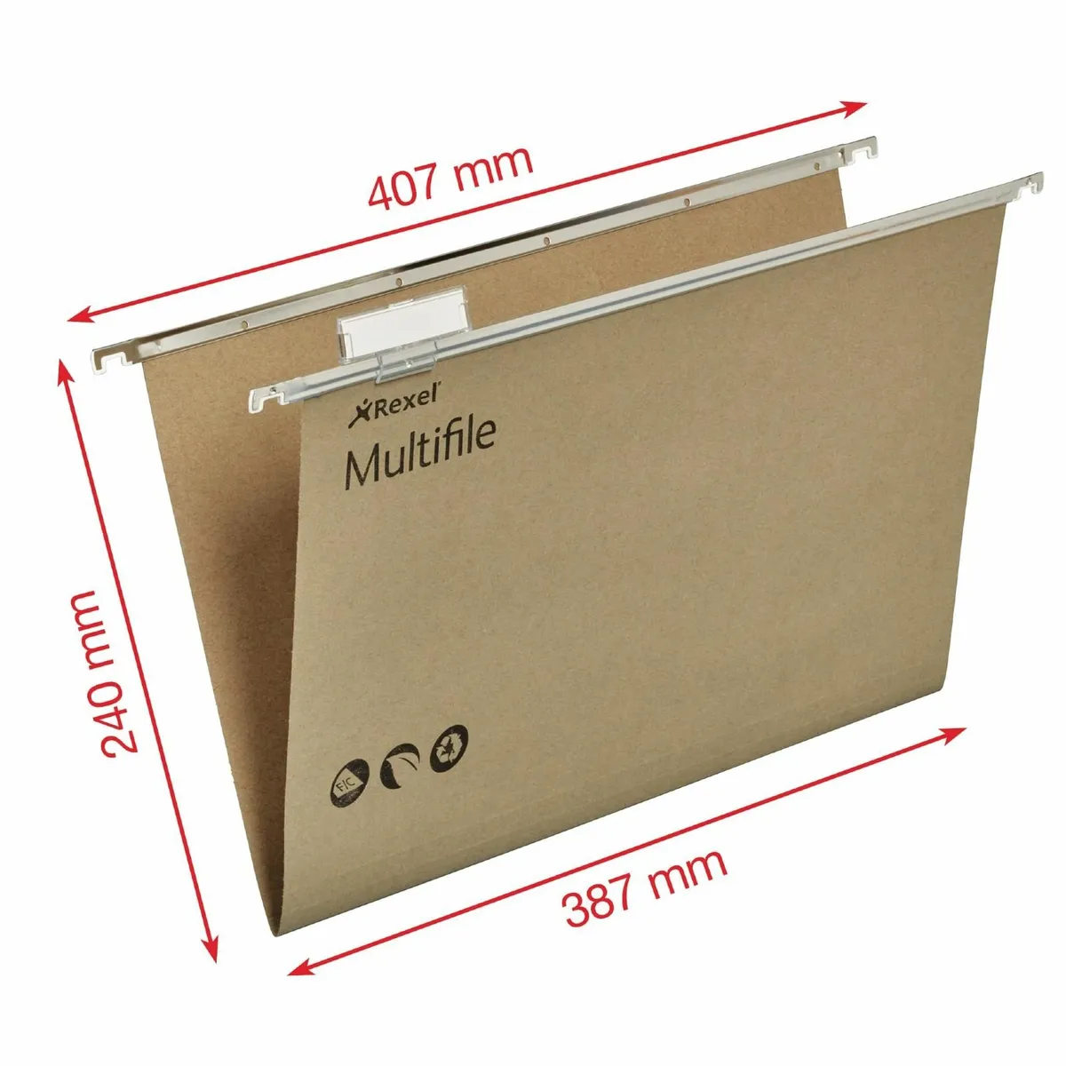 Foolscap Filing Cabinet Suspension file Pack 50 - Image 2