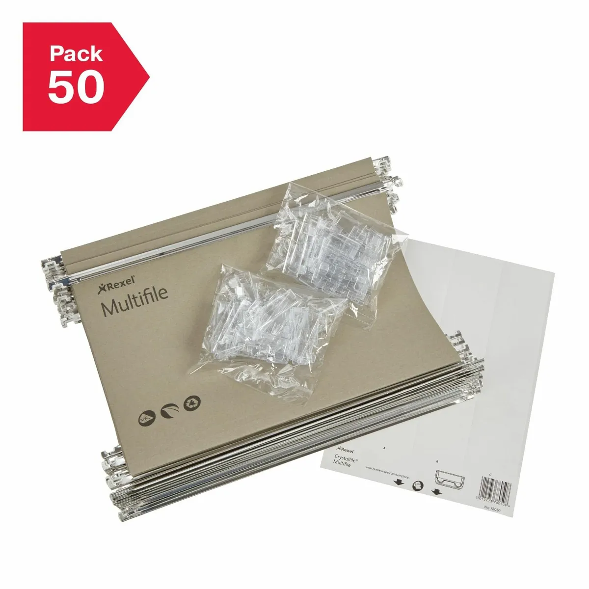 Foolscap Filing Cabinet Suspension file Pack 50 - Image 3