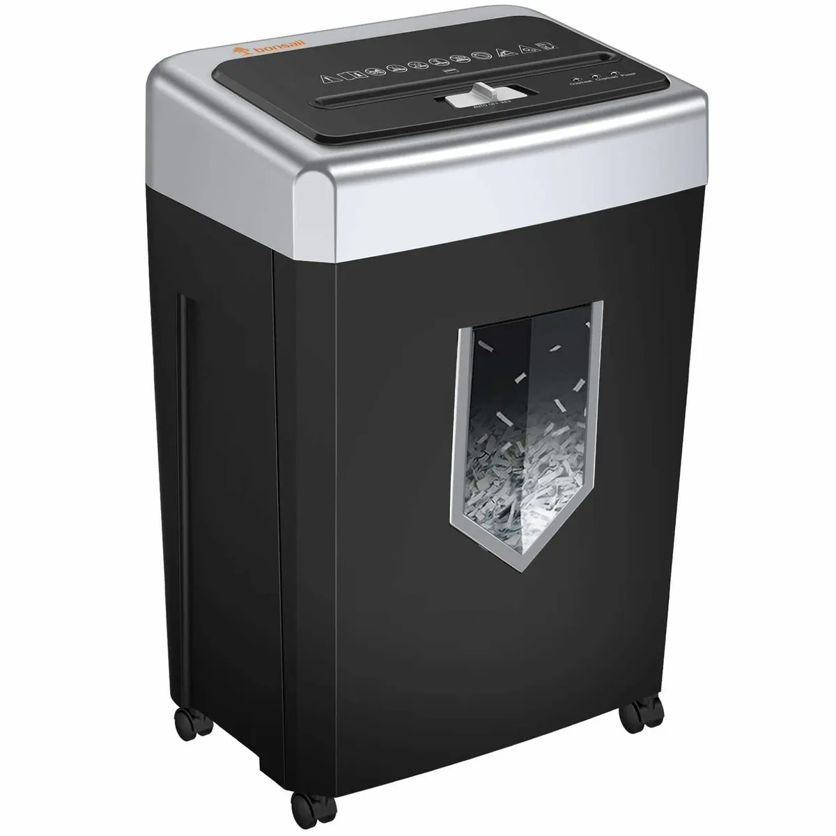 15-Sheet Cross Cut Paper Shredder for Office - Image 1
