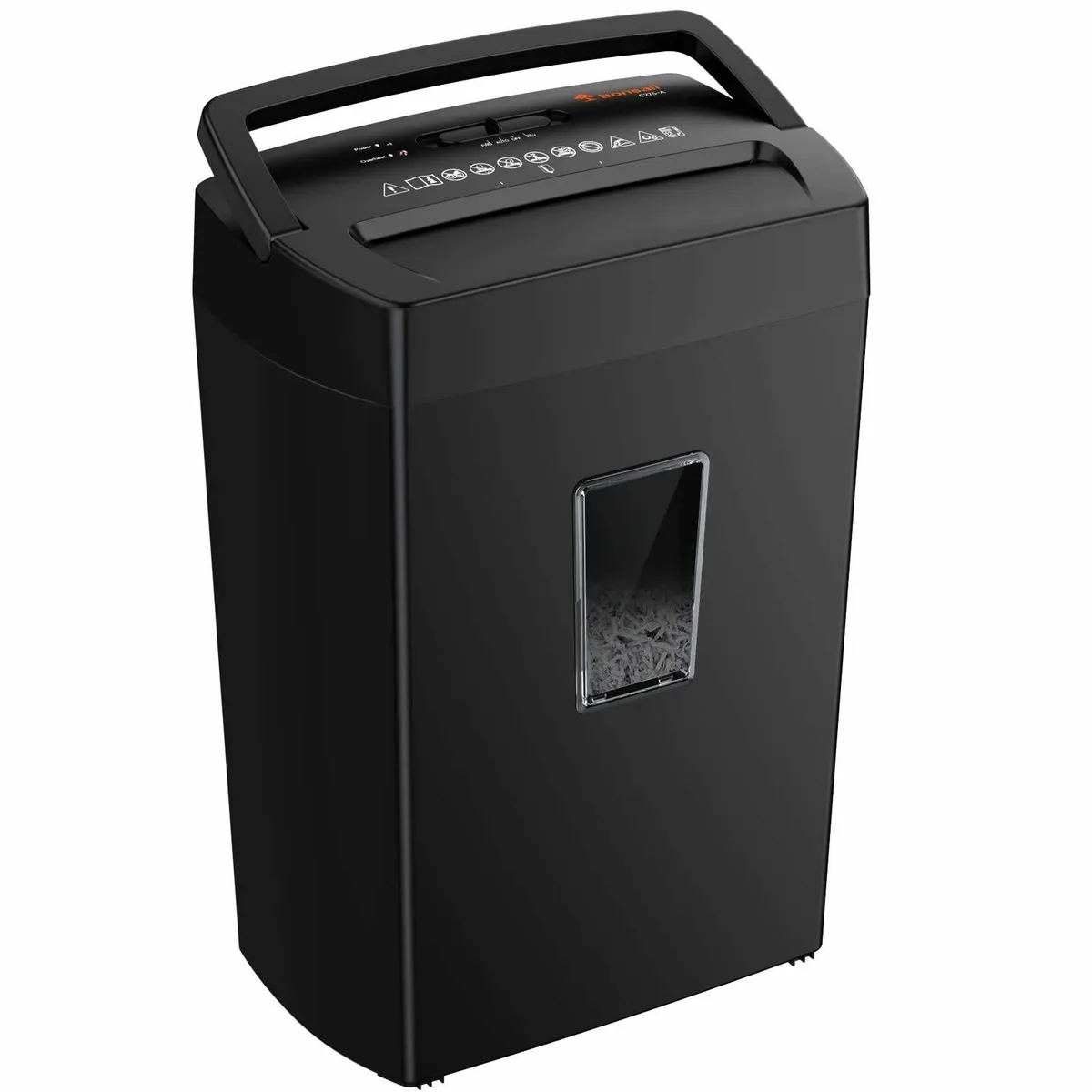 12-Sheet Cross Cut Paper Shredder Home Heavy Duty - Image 1