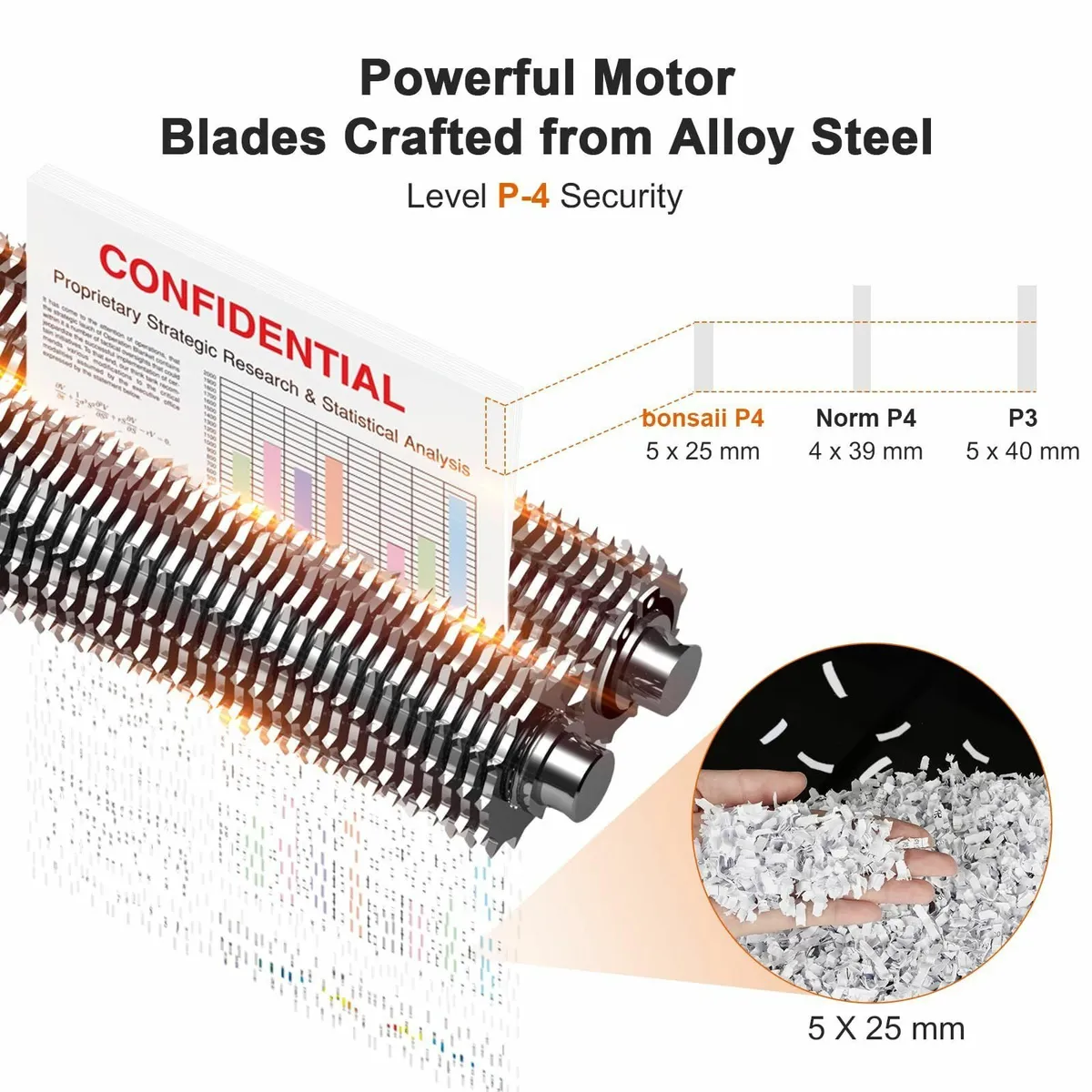 12-Sheet Cross-Cut Shredder with CD Credit Card - Image 3