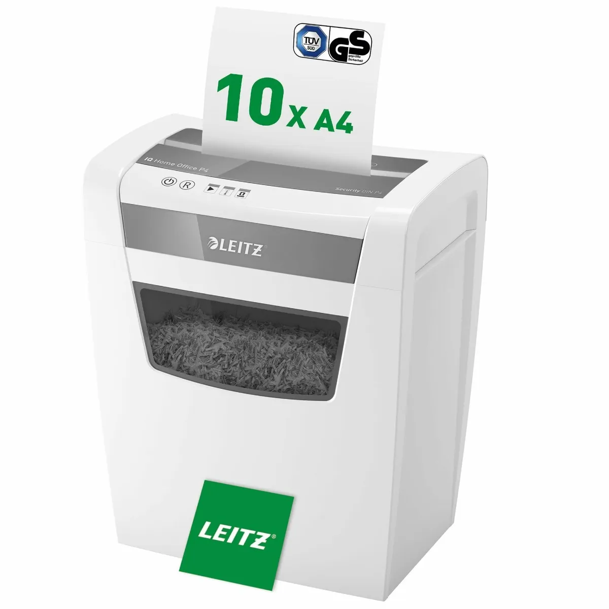 IQ Home Office Cross Cut Paper Shredder Shreds - Image 1