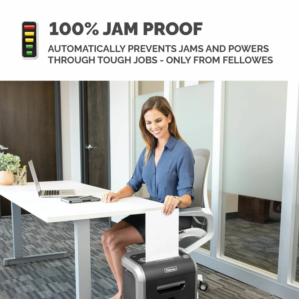 16 Sheet Paper Shredder for Office Use - 100% Jam - Image 4