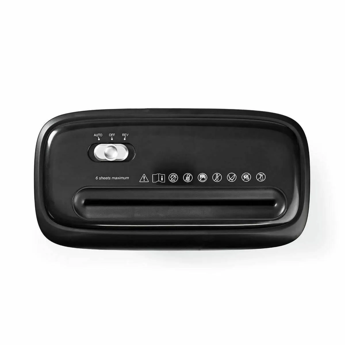 6 Sheet Paper Shredder DIN P-4 Cross Cut with 12L - Image 4