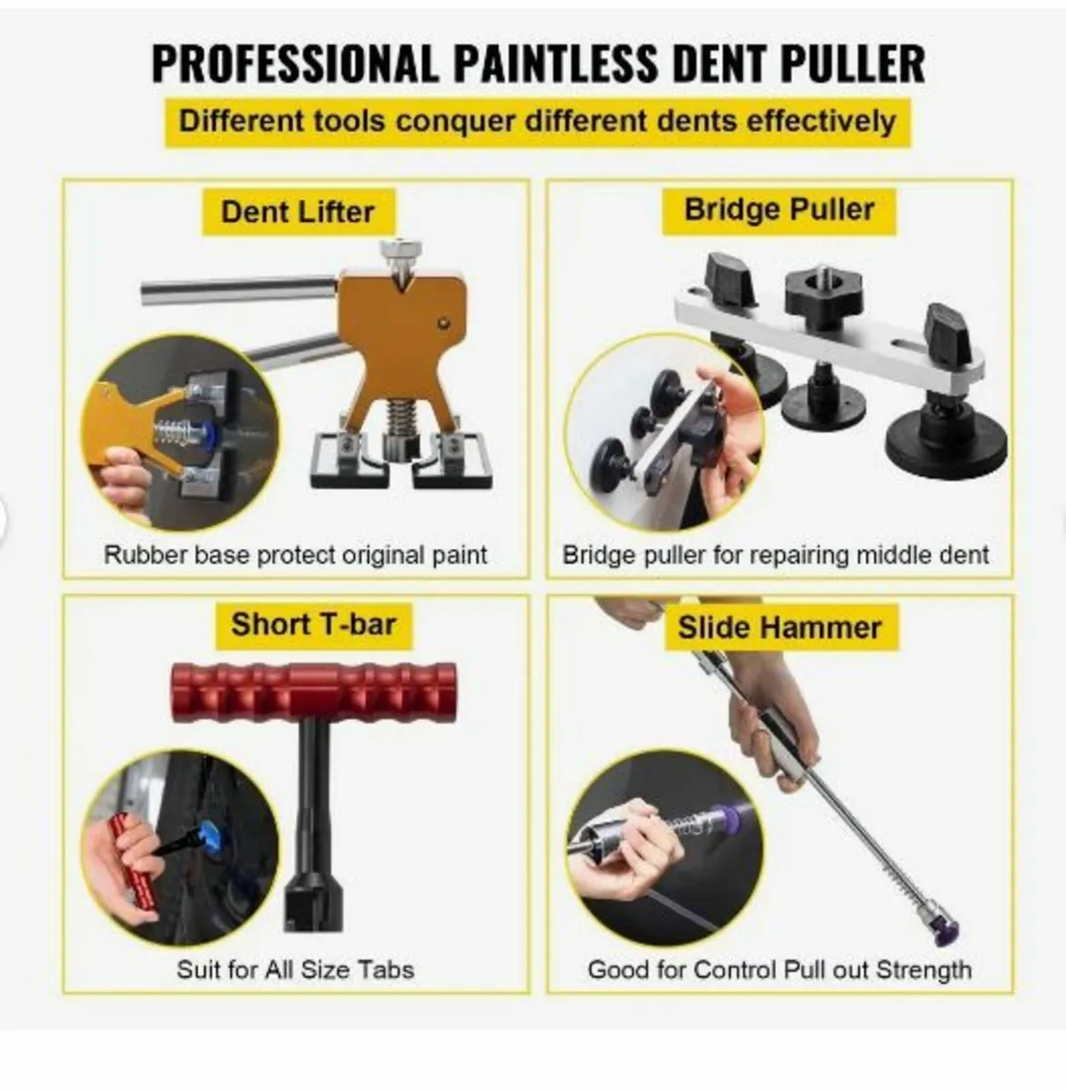 Dent Removal Tool, 89 Pcs Paintless Dent Repair - Image 3