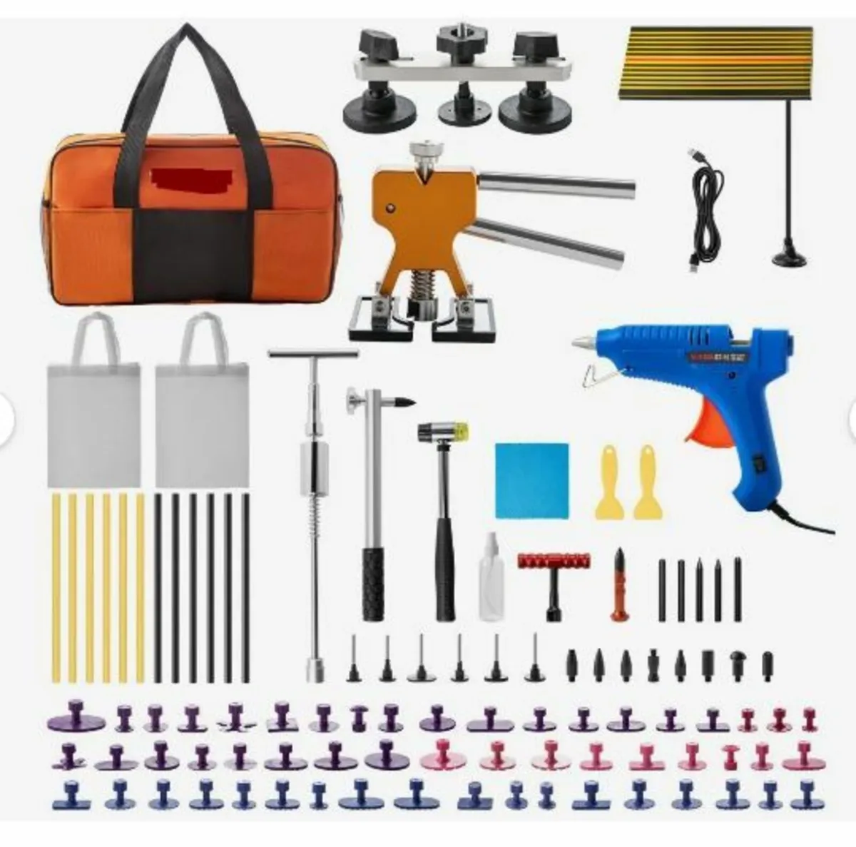 Dent Removal Tool, 89 Pcs Paintless Dent Repair - Image 1