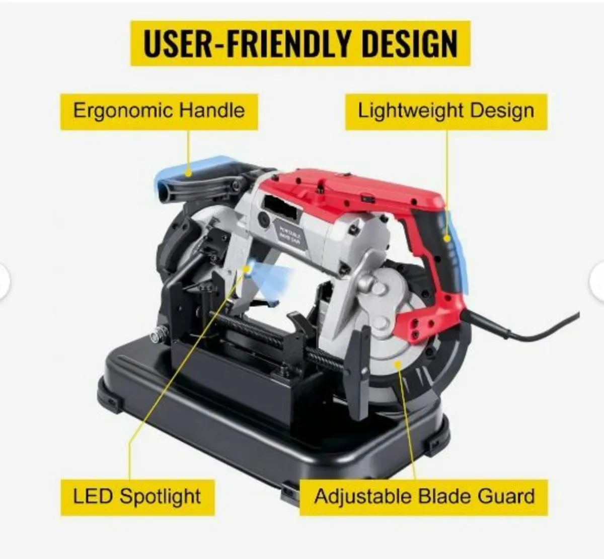Portable Band Saw, 127 mm x 127 mm Cutting - Image 4