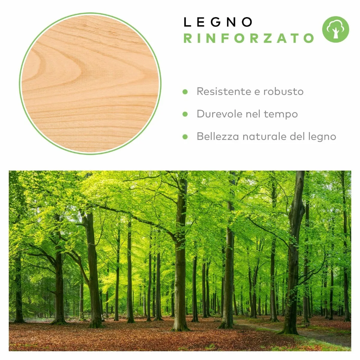 EVERGREENWEB - Single Bed Base 90x180 cm with - Image 3