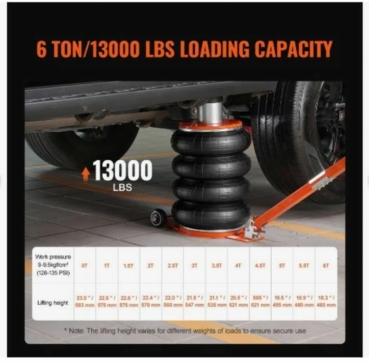 Air Jack, 6 Ton/13000 lbs - Image 3