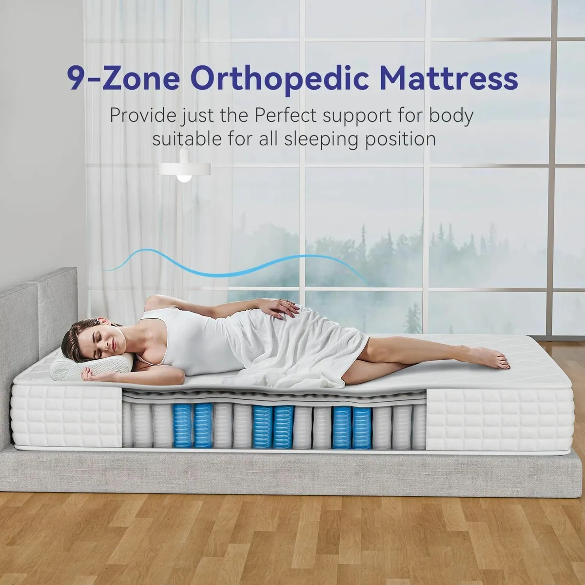 King Size Mattress 5FT 10 Memory Foam Pocket - Image 4