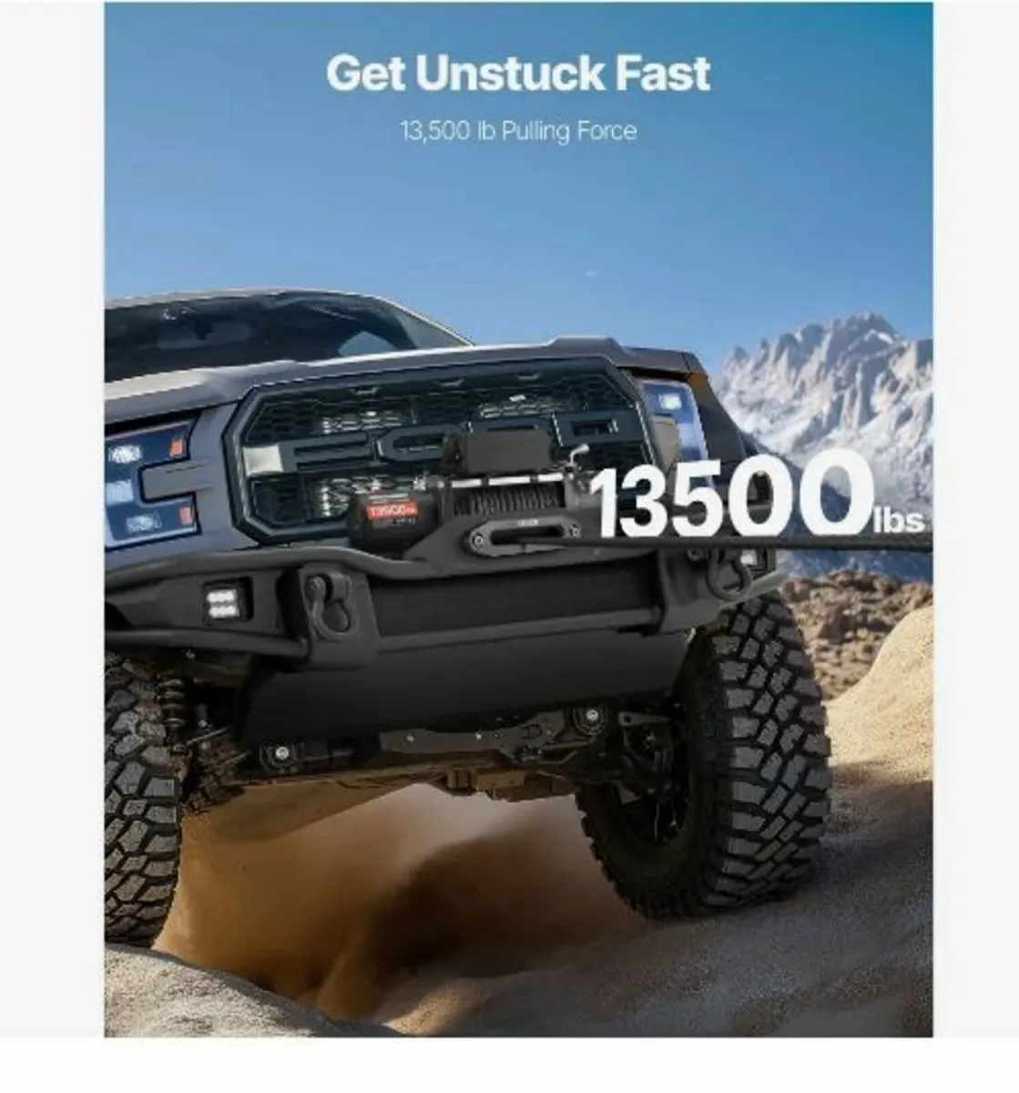 Electric Winch, 6100 kg Load Capacity - Image 2