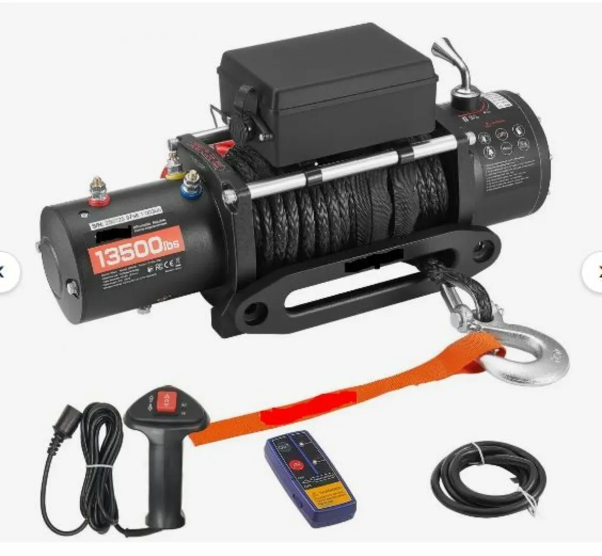 Electric Winch, 6100 kg Load Capacity - Image 3