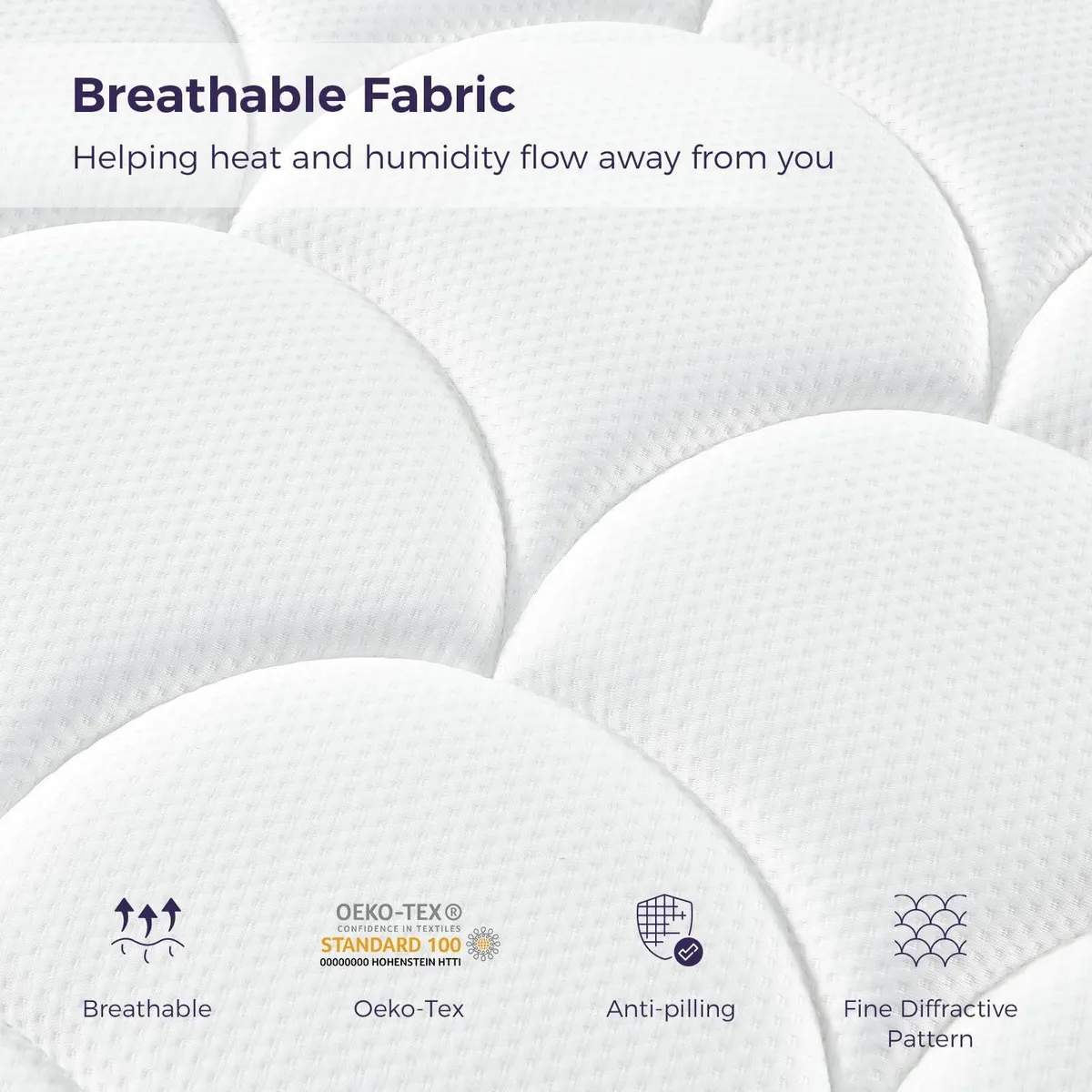 Double Mattress 12Inch Hybrid for Pressure Relief - Image 3