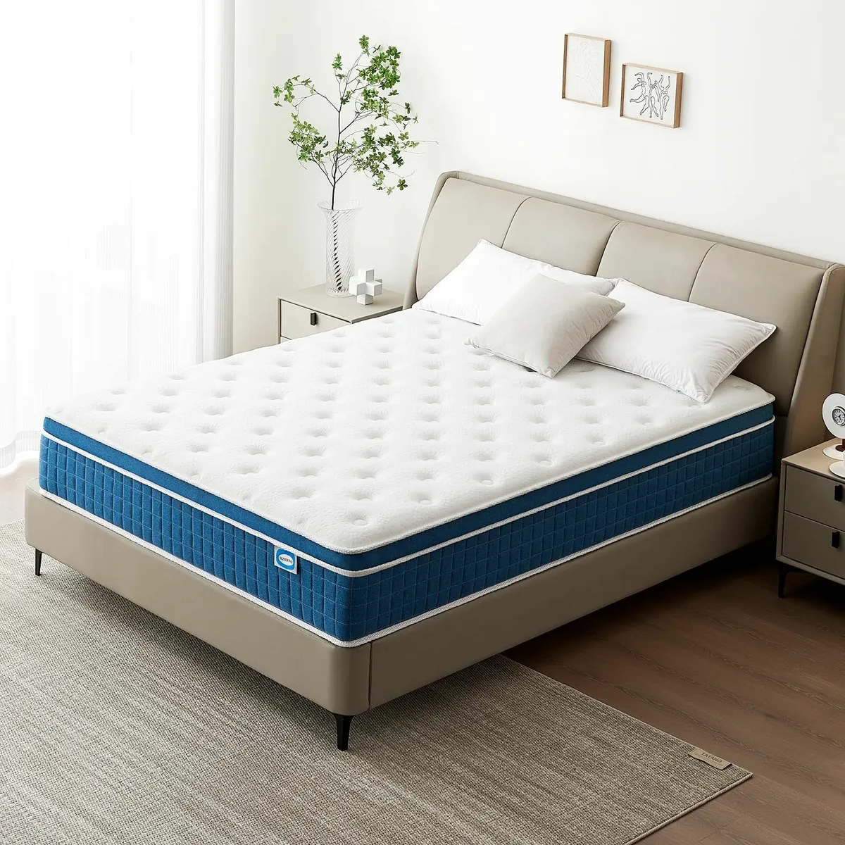 Double Mattress 4FT6 Gel Memory Foam 9.1 Inch - Image 2