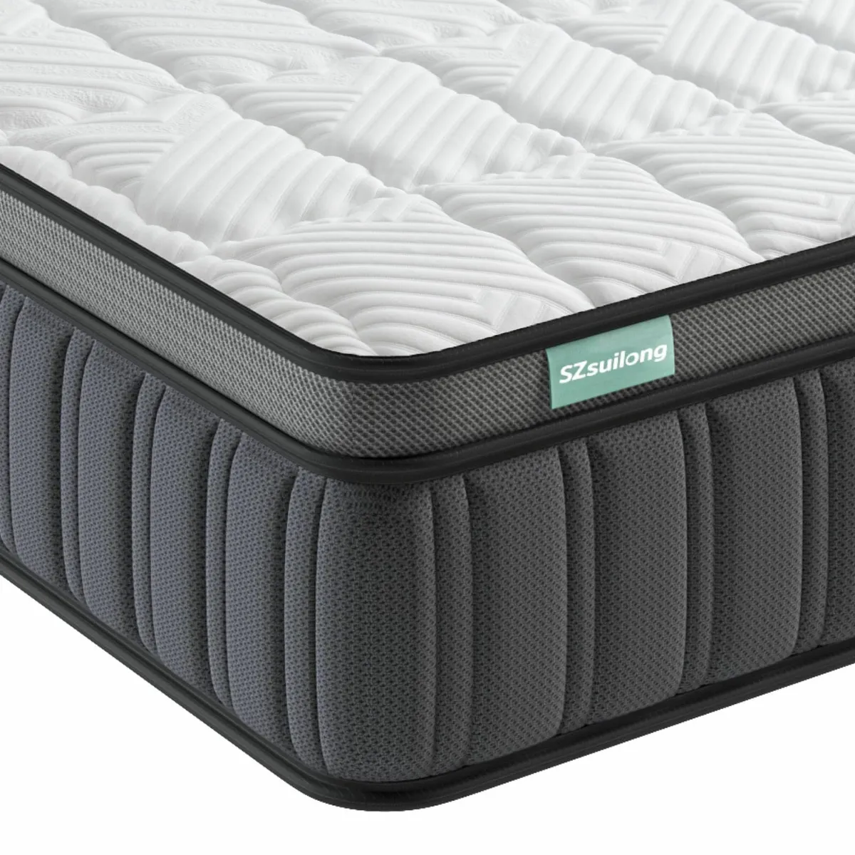 4ft6 Double Mattresses Memory Foam Pocket Sprung - Image 1