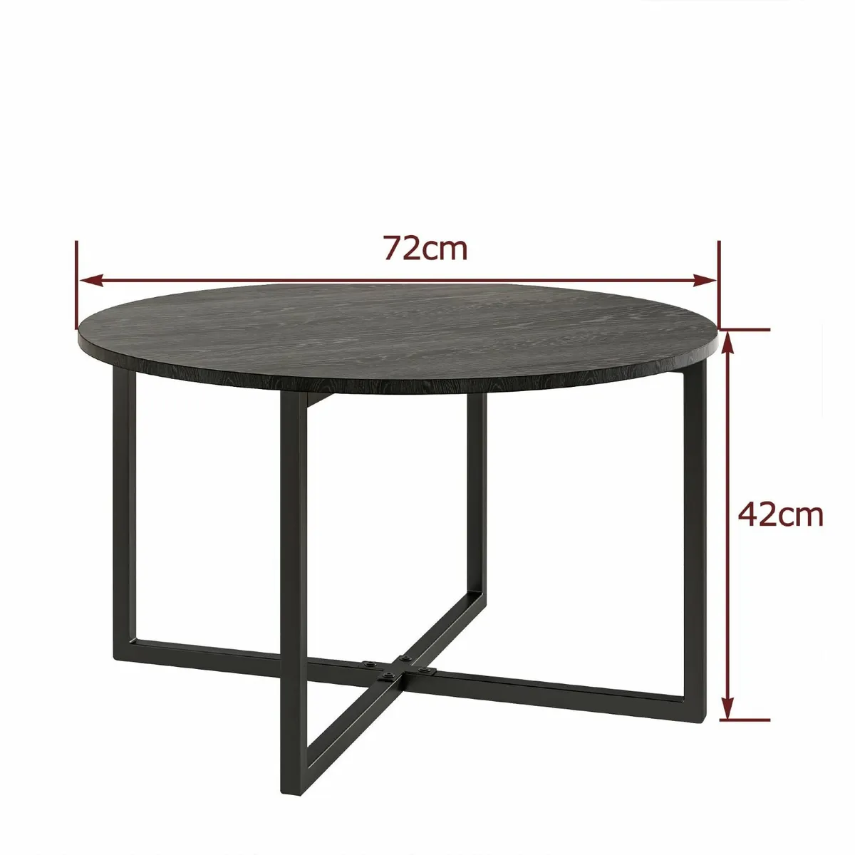 Round Coffee Table Tea End Sofa for Living Room - Image 2