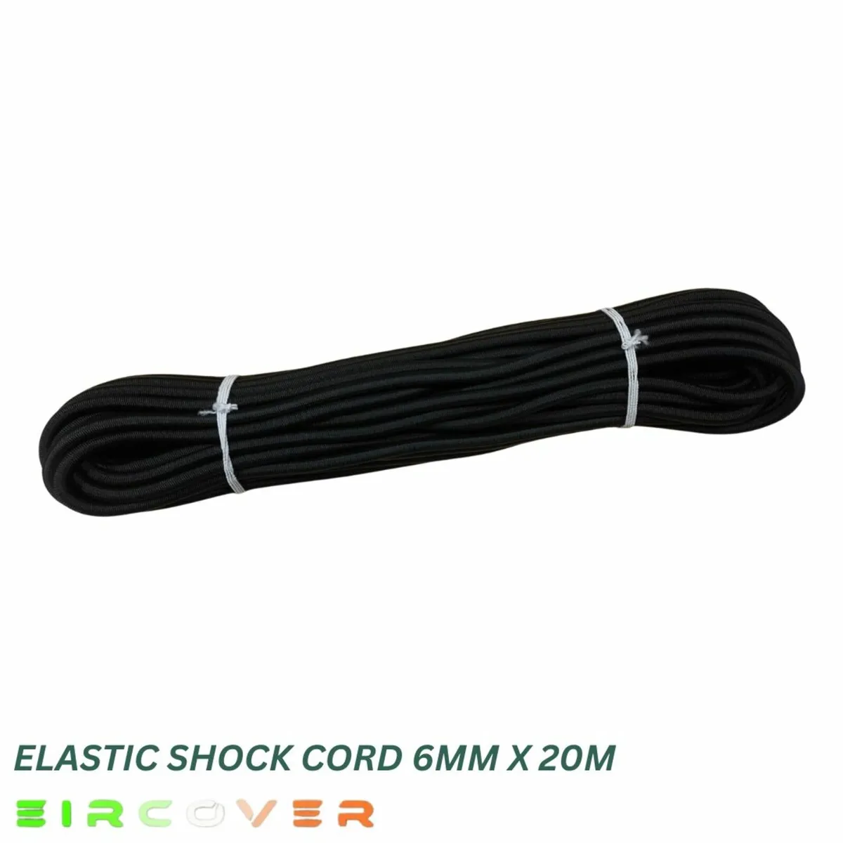 Elastic bungee shock cord 8mm / 20m - Black - Image 3