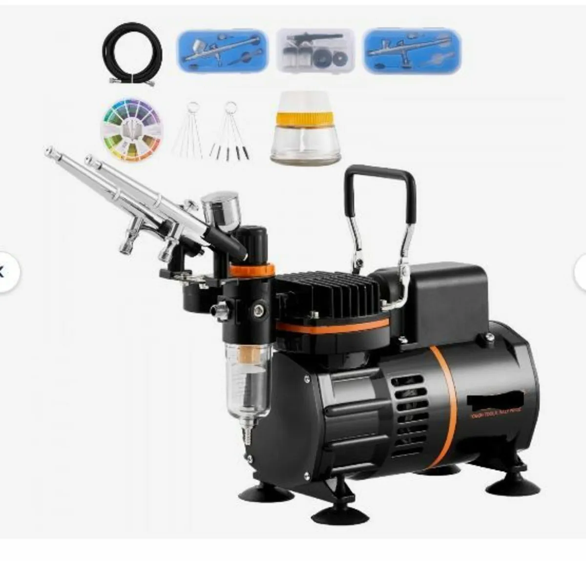 Airbrush Kit, Dual Fan Air Compressor - Image 4