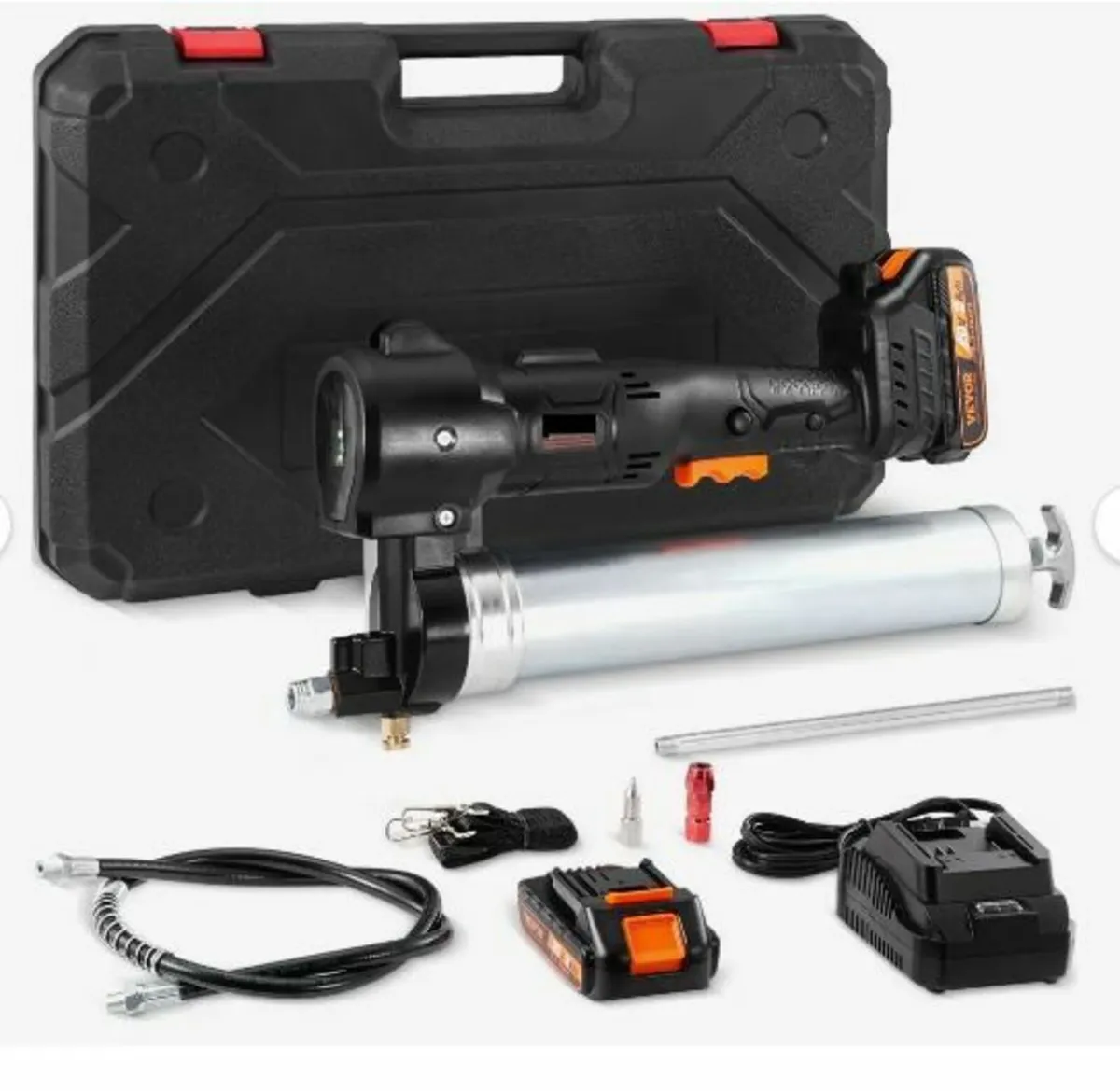 Cordless Grease Gun, 20-Volt, 10,000 PSI - Image 1