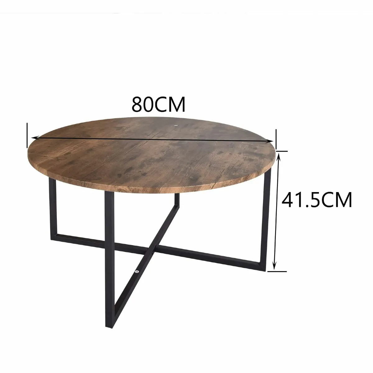 Round Coffee Table Tables for Living Room Tea End - Image 3