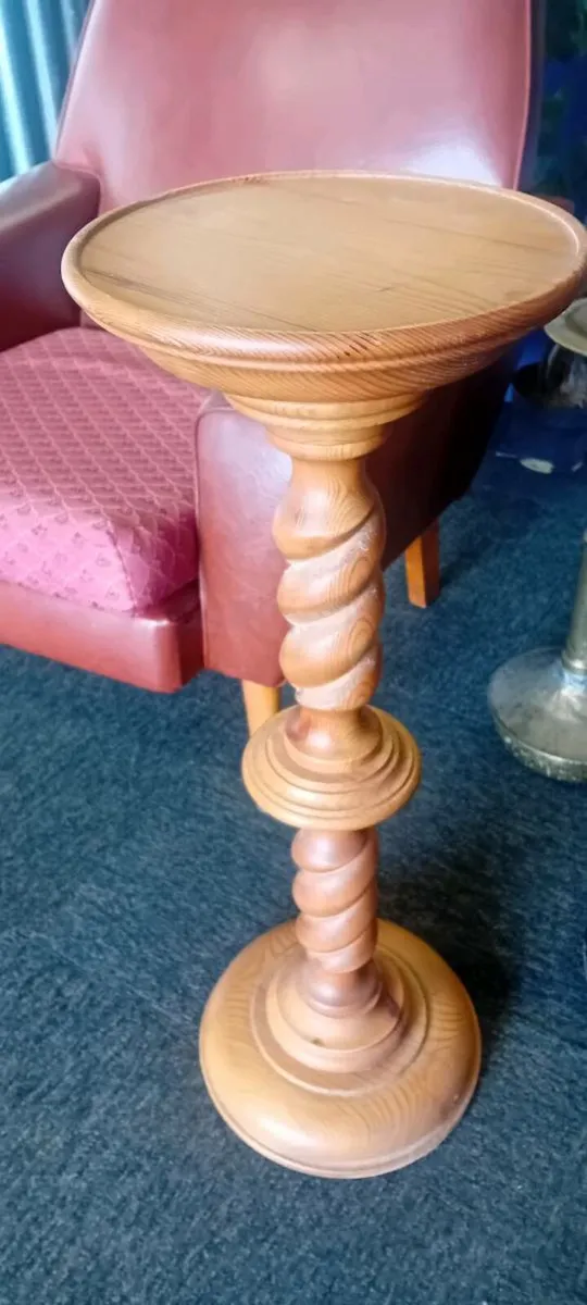 Solid Pine Decorative Plant Stand