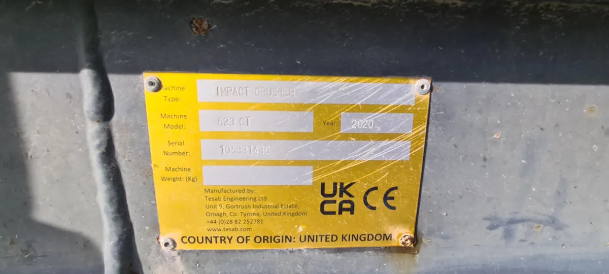 TESAB 623CT IMPACT CRUSHER FOR SALE - Image 4