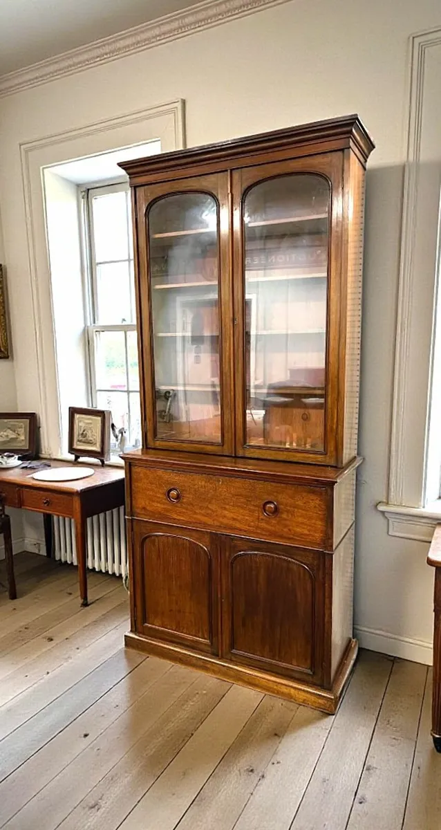 Large Victorian Secretaire Bookcase- Circa1870 - Image 1
