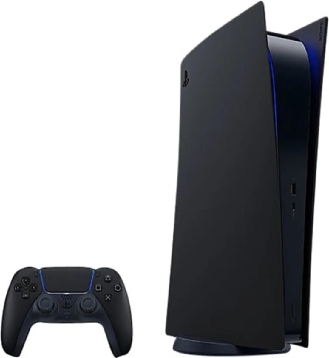 PS5 digital in black cover