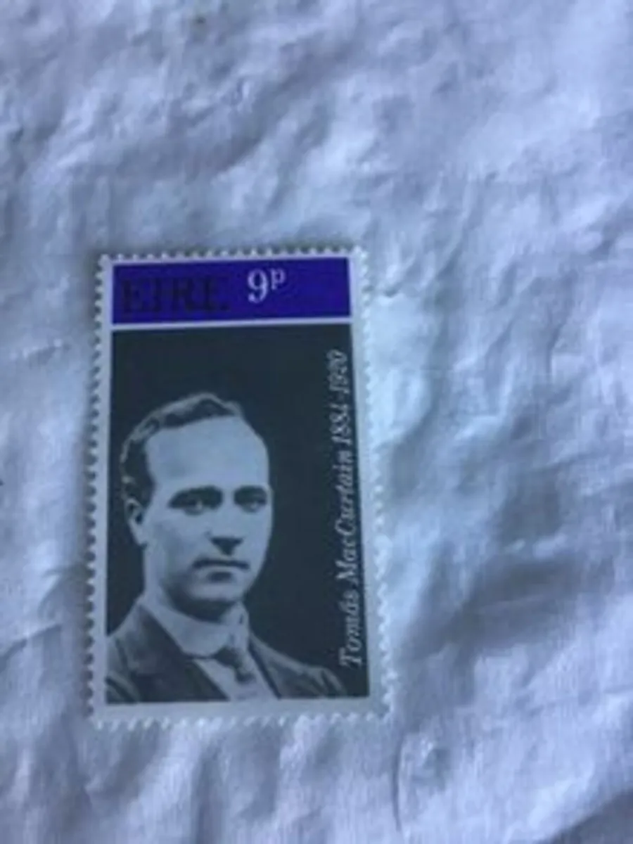 Rare Irish stamp - Tomas Mac Curtain