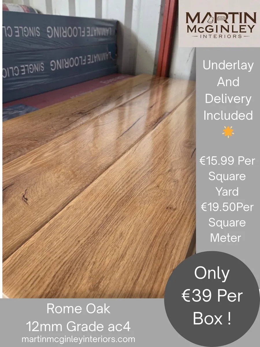 12mm New Laminated Flooring - Image 3