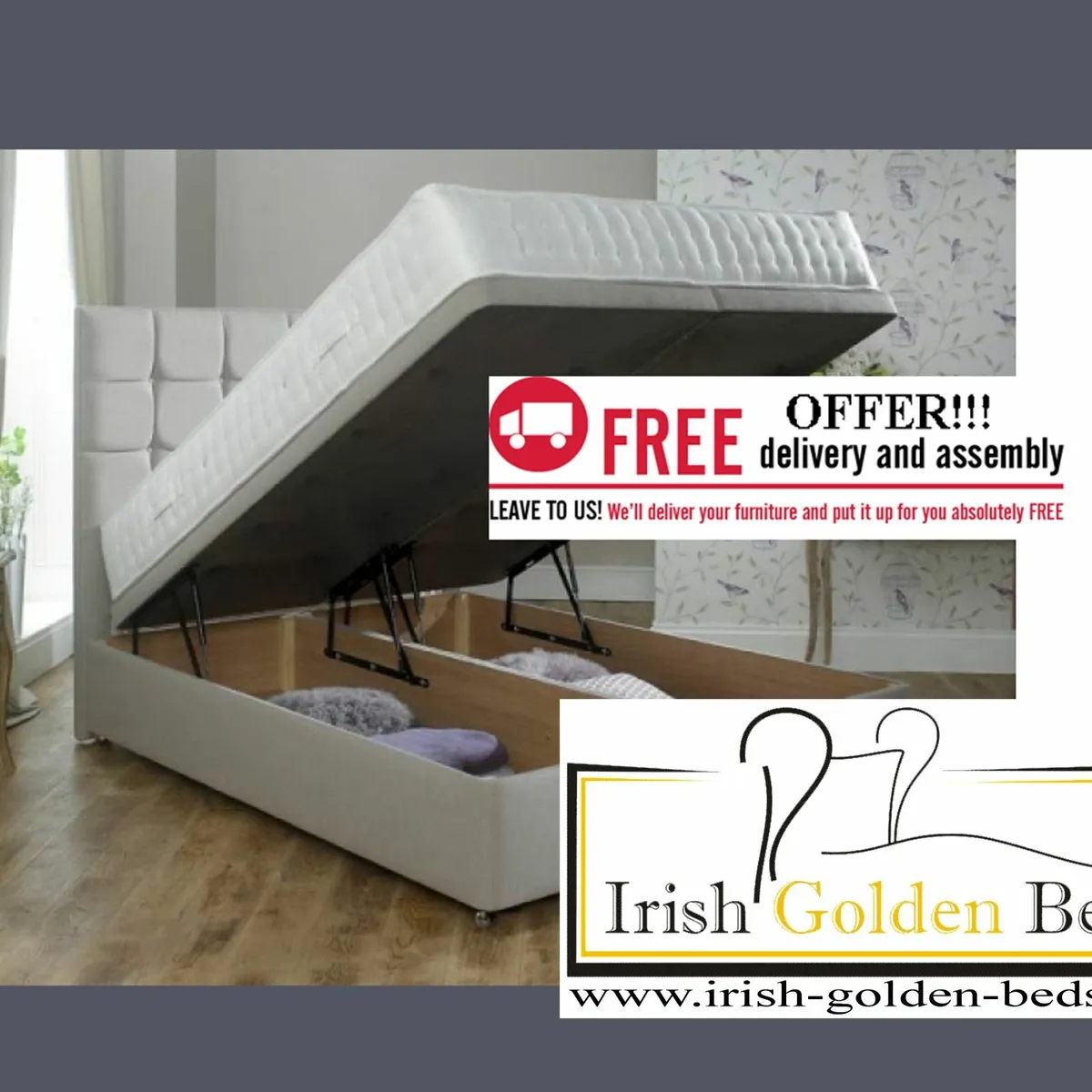 bed bed bed, free delivery - Image 1