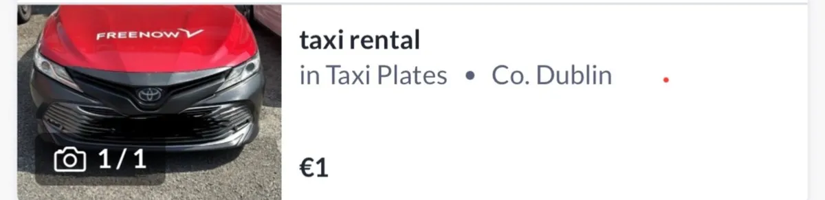 taxi rental - Image 1